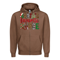 Chestnut Santa's Favorite Nurse Zipper Hoodie - BundleAndBundleShop