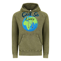 Vintage Olive God So Loves Vintage Hoodie - Bettercallsaul
