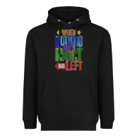 Black motivational direction quote Heavyweight Hoodie - tuanDangUi