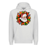 Dove Grey santa claus with sunflower christmas bbs Premium Hoodie - BundleAndBundleShop