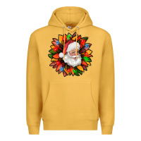 Mustard santa claus with sunflower christmas bbs Premium Hoodie - BundleAndBundleShop