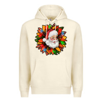 Sandshell santa claus with sunflower christmas bbs Premium Hoodie - BundleAndBundleShop