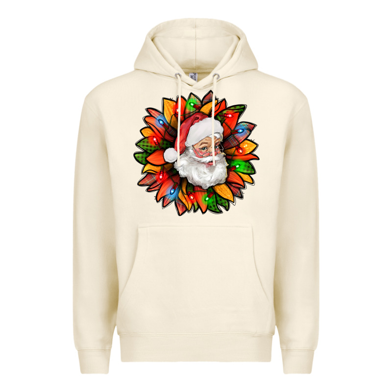 Santa Claus With Sunflower Christmas Bbs Premium Hoodie by BundleAndBundleShop | Teevron