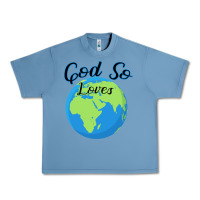 Pebble Blue God So Loves Urban Heavy Tee - Bettercallsaul