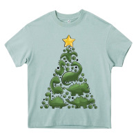 Arona dinosaur christmas tree Heavy Core Tee - MaliasSmallBusiness