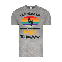 Cloud Rock I Leveled Up From Wife To Mommy Vintage Tee - Bettercallsaul