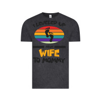 Vintage Black I Leveled Up From Wife To Mommy Vintage Tee - Bettercallsaul