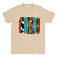 Mushroom Western Leopard Glitter Aztec Cowhide Pattern Brushstroke Classic Tee - Bettercallsaul