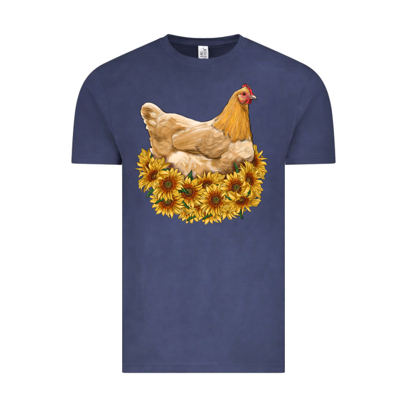 Chicken With Sunflowers Vintage Tee by RanaPortraitStore | Teevron