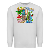 Dove Grey summer time Premium Sweatshirt - CowhideDigitalArt