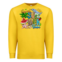 Lemon summer time Premium Sweatshirt - CowhideDigitalArt
