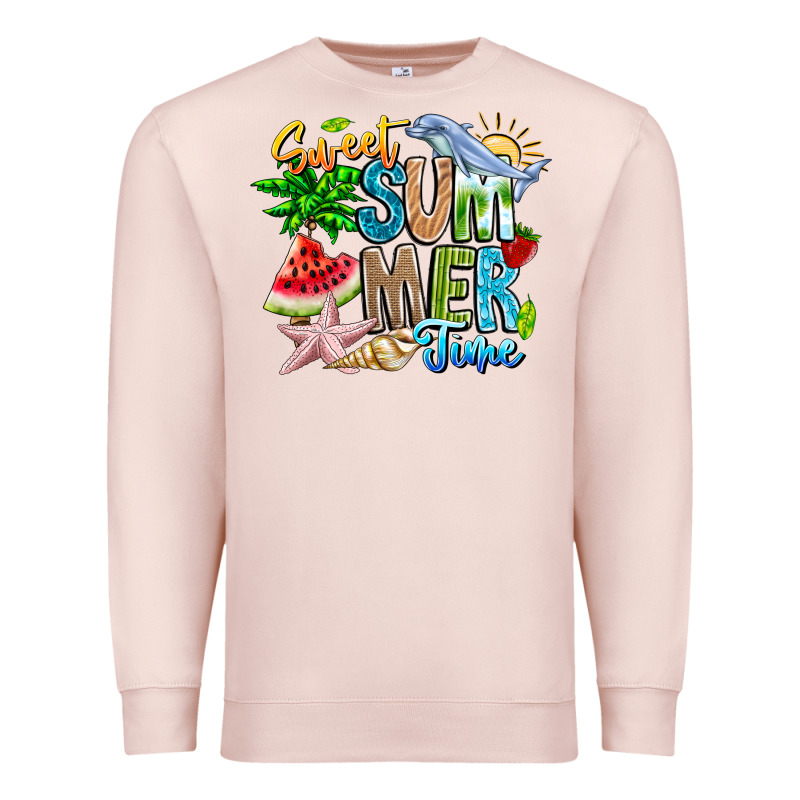 Summer Time Premium Sweatshirt by CowhideDigitalArt | Teevron
