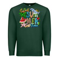 Sports Green summer time Premium Sweatshirt - CowhideDigitalArt