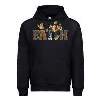 Black faith cross and butterfly with sunflower leopard and roses Urban Hoodie - Artiststas