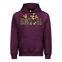 Mauve Wine faith cross and butterfly with sunflower leopard and roses Urban Hoodie - Artiststas