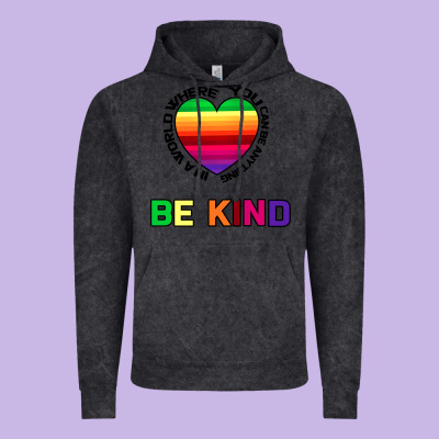 In A World Where You Can Be Anything Be Kind Vintage Hoodie Designed By Bettercallsaul