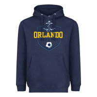 Navy Orlando pirates, ball Heavyweight Hoodie - tuanDangUi