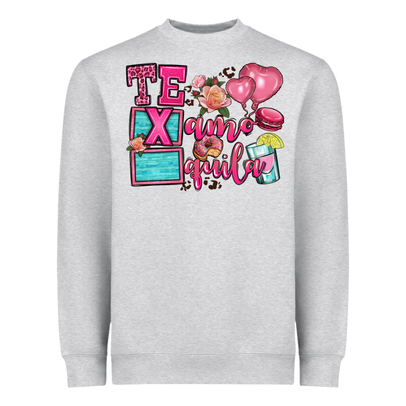Te Quila Te Amo Heavyweight Sweatshirt by OliviaCreatesArt | Teevron