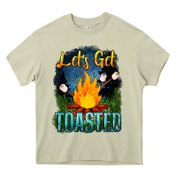 Mossy lets get toasted Heavy Core Tee - NancyCooperArtShop