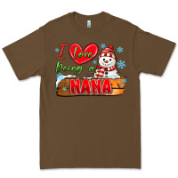 Cacao i love being a nana Premium Tee - MaliasSmallBusiness