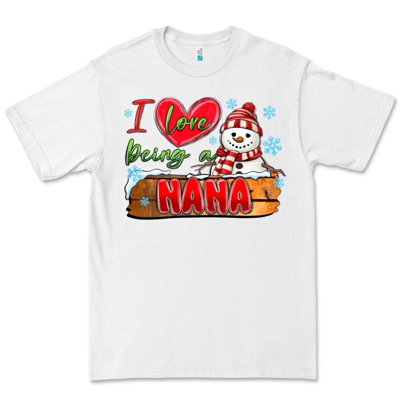 I Love Being A Nana Premium Tee by MaliasSmallBusiness | Teevron