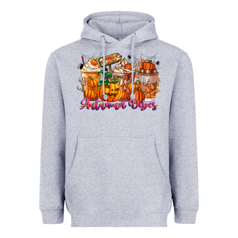 Thanks A Latte Autumn Vibes Heavyweight Hoodie by CowhideDigitalArt | Teevron