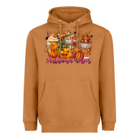 Meerkat Thanks A Latte Autumn Vibes Heavyweight Hoodie - CowhideDigitalArt