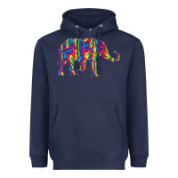 Navy Elephant1687 Heavyweight Hoodie - tuanDangUi