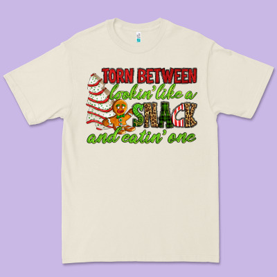 Torn Between Lookin' Like A Snack And Eatin' One Premium Tee Designed By Ranaportraitstore