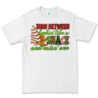 White Torn between lookin' like a snack and eatin' one Premium Tee - RanaPortraitStore