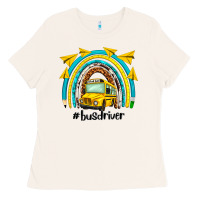 Bone bus driver rainbow Ladies Tee - NancyCooperArtShop