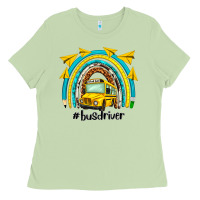 Matcha bus driver rainbow Ladies Tee - NancyCooperArtShop