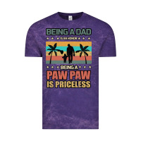 Cloud Purple Being a dad is an honor being a pawpaw is priceless Vintage Tee - Bettercallsaul