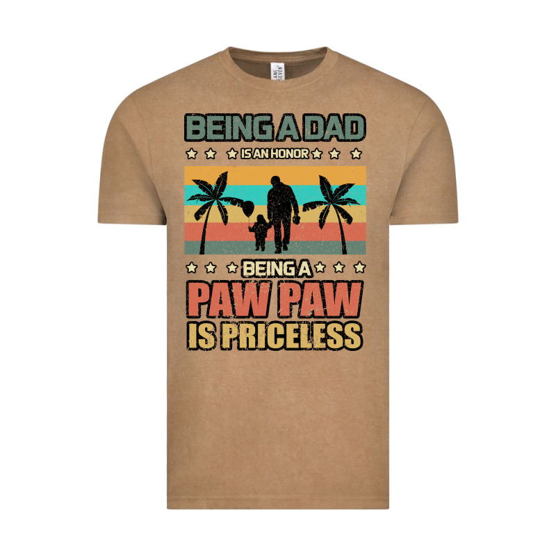 Being A Dad Is An Honor Being A Pawpaw Is Priceless Vintage Tee by Bettercallsaul | Teevron