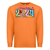 Carrot Happy Easter 2024 Premium Sweatshirt - CowhideDigitalArt