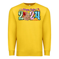 Lemon Happy Easter 2024 Premium Sweatshirt - CowhideDigitalArt