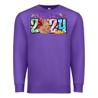 Purple Happy Easter 2024 Premium Sweatshirt - CowhideDigitalArt