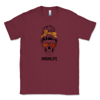 Burgundy Glitter Western Patterned Mom Skull Classic Tee - Bettercallsaul