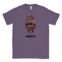 Lavender Glitter Western Patterned Mom Skull Classic Tee - Bettercallsaul