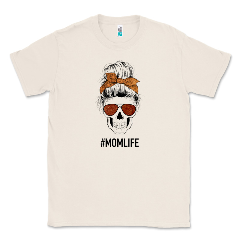Glitter Western Patterned Mom Skull Classic Tee by Bettercallsaul | Teevron