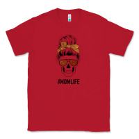Red Glitter Western Patterned Mom Skull Classic Tee - Bettercallsaul
