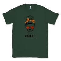 Sports Green Glitter Western Patterned Mom Skull Classic Tee - Bettercallsaul