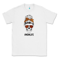 White Glitter Western Patterned Mom Skull Classic Tee - Bettercallsaul