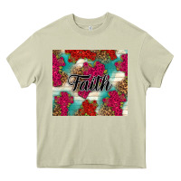 Mossy faith Heavy Core Tee - NancyCooperArtShop