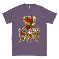 Lavender flower skeleton Classic Tee - RanaPortraitStore