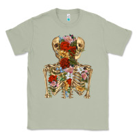 Matcha flower skeleton Classic Tee - RanaPortraitStore