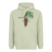 Matcha white pine cone Heavyweight Hoodie - LillyAllenDesigns