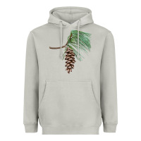 Moon Dust white pine cone Heavyweight Hoodie - LillyAllenDesigns