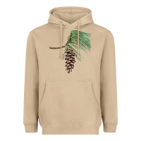 Mushroom white pine cone Heavyweight Hoodie - LillyAllenDesigns