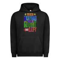 Pigment Black motivational direction quote Urban Hoodie - tuanDangUi
